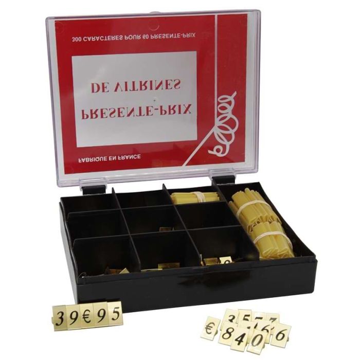 Boite de numéros pour prix