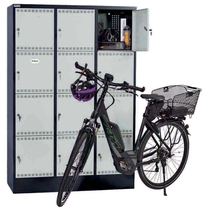Armoire casiers alimentées pour recharge batterie