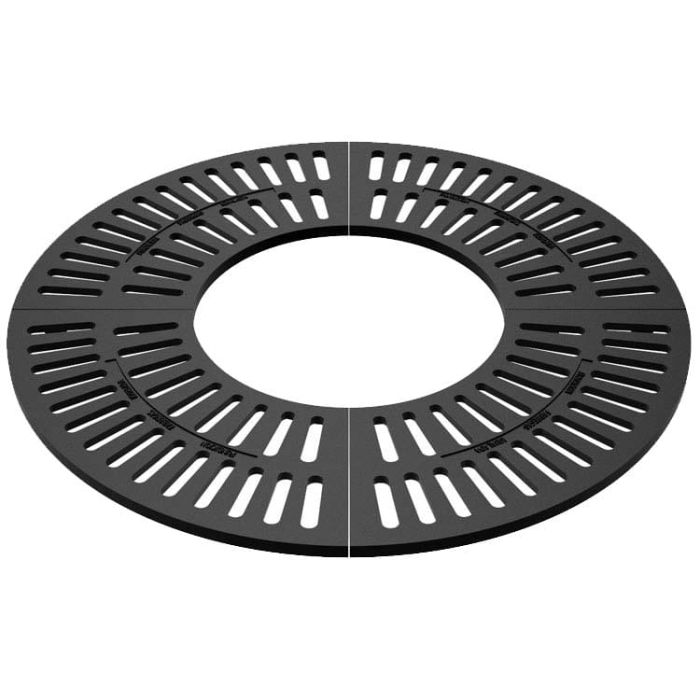 Grille fonte entourage d'arbre Platane
