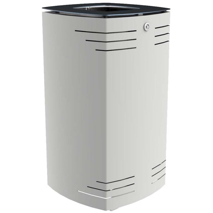 Corbeille acier Vallauris 60L