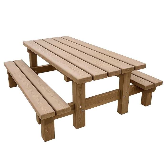 Table pique nique bois Alpes