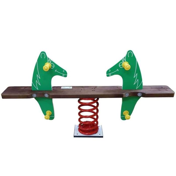 Jeu sur ressort 2 places Cheval