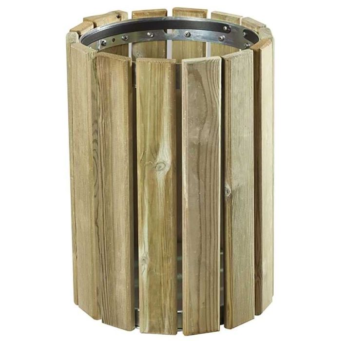 Corbeille bois autoclave Eden 20L