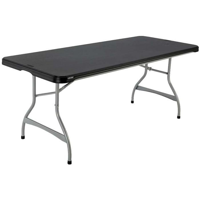 Table pliante empilable Lifetime Noire