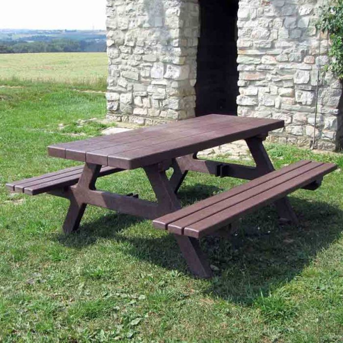 Table pique-nique recyclée Erquy