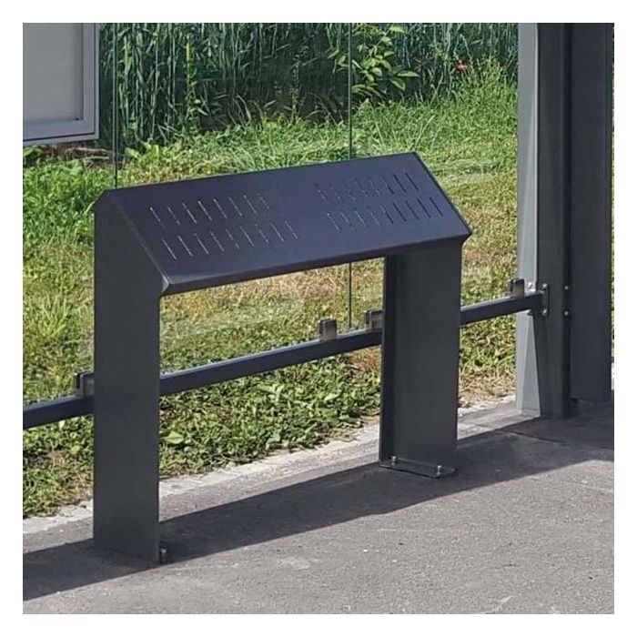 Banc assis-debout tout acier Kub