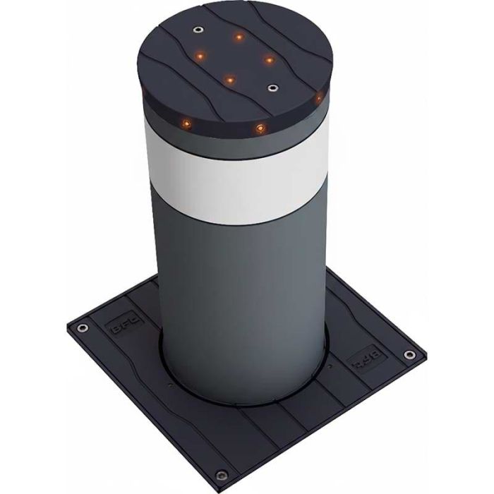 Borne escamotable électromécanique lumineuse