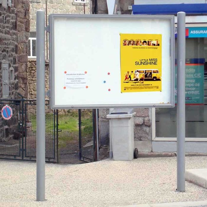 Panneau vitrine Carrefour