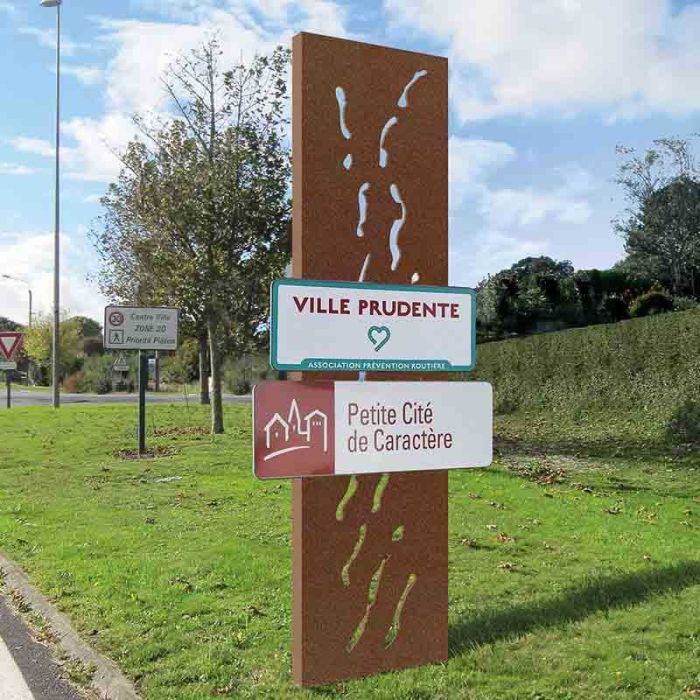 Totem d'entrée de ville Venise