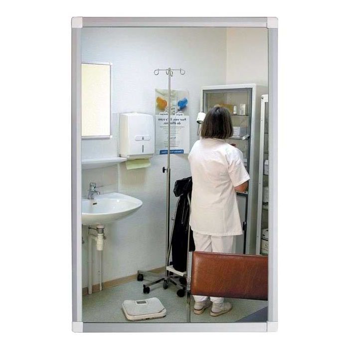 Miroir plat anti bris de verre