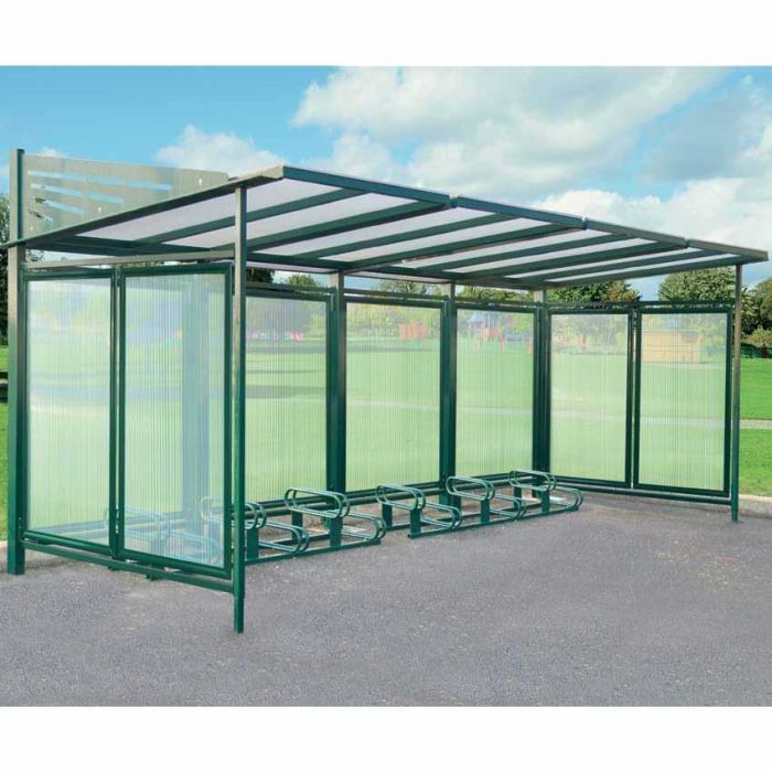 Abri vélos Conviviale avec bardages