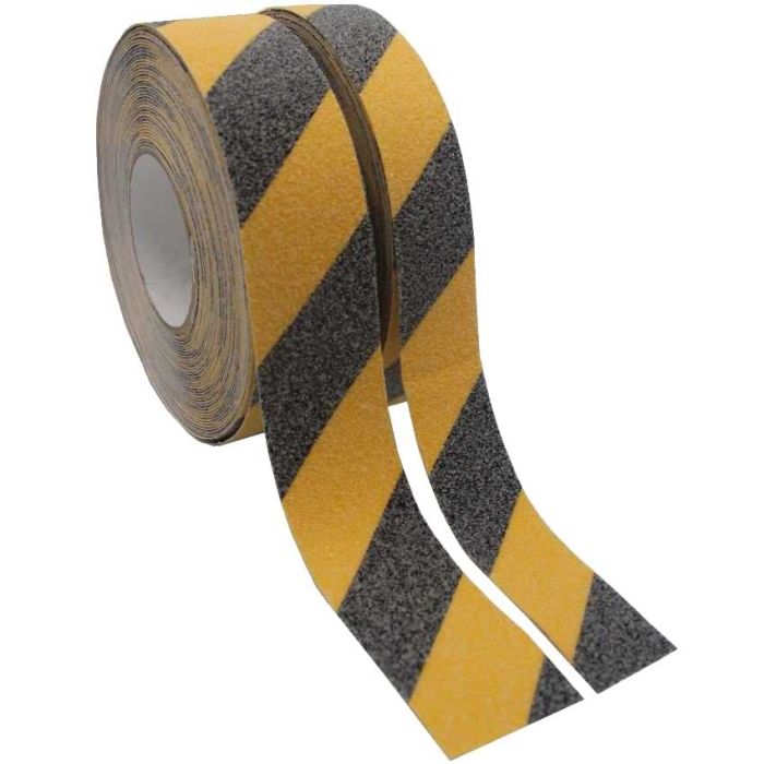 Bandes adhésives anti-dérapantes noir / jaune 3M
