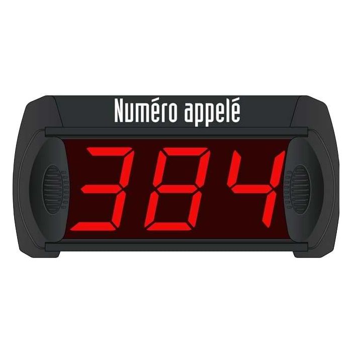 Afficheur file d'attente - 3 chiffres