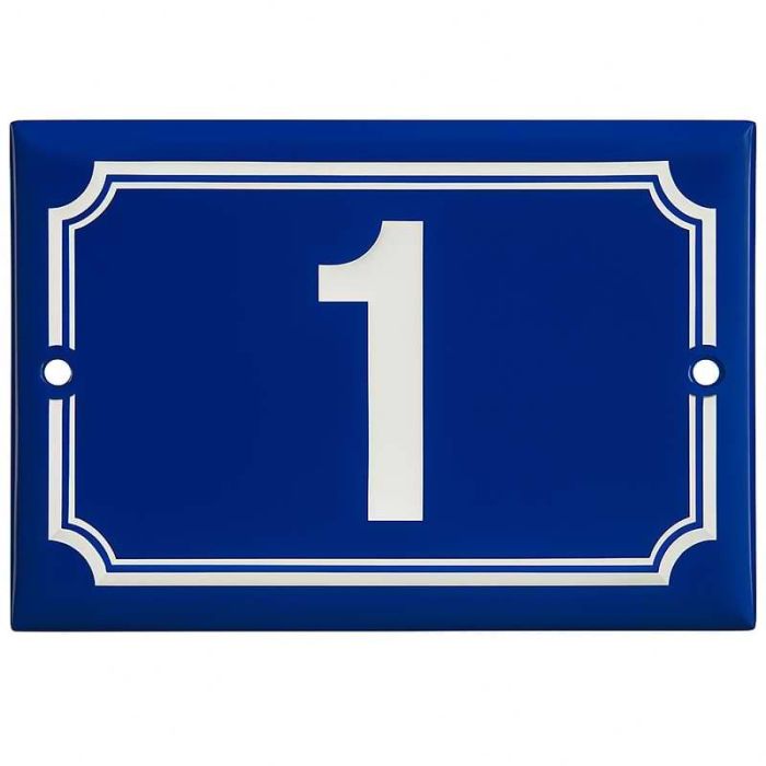 Numéro de maison aluminium