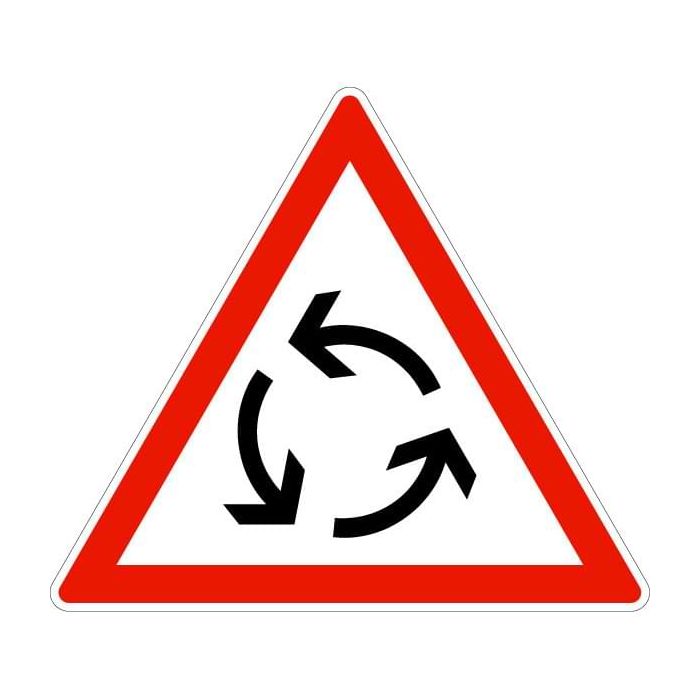 Panneau Sens giratoire AB25