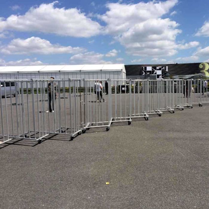 Barrière extensible de sécurité alu