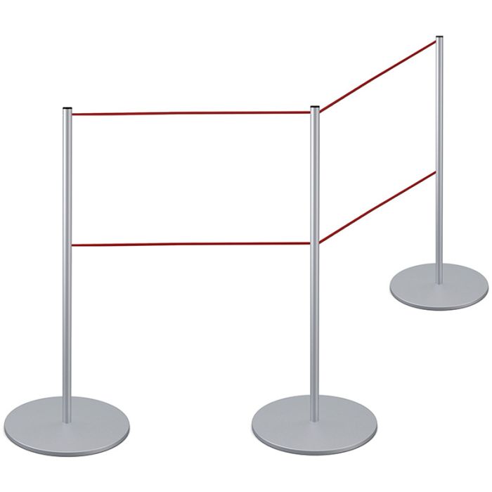 Poteau à cordon Slim Dual Line