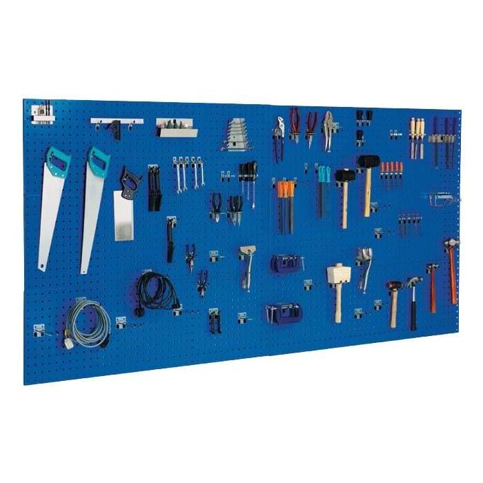 Panneau acier perforé porte-outils