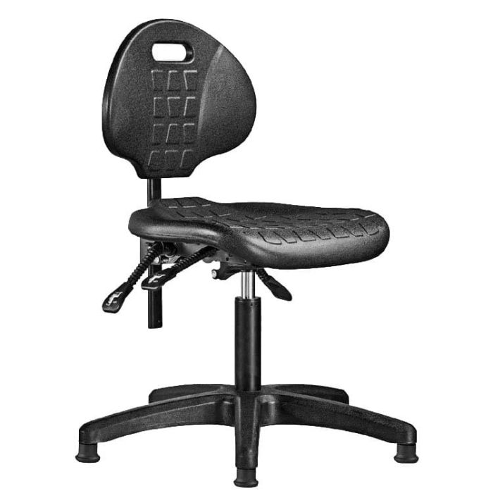 Siège polyuréthane asynchrone sur patins