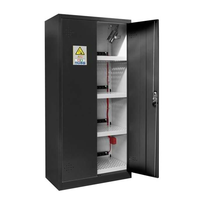 Armoire stockage batteries lithium