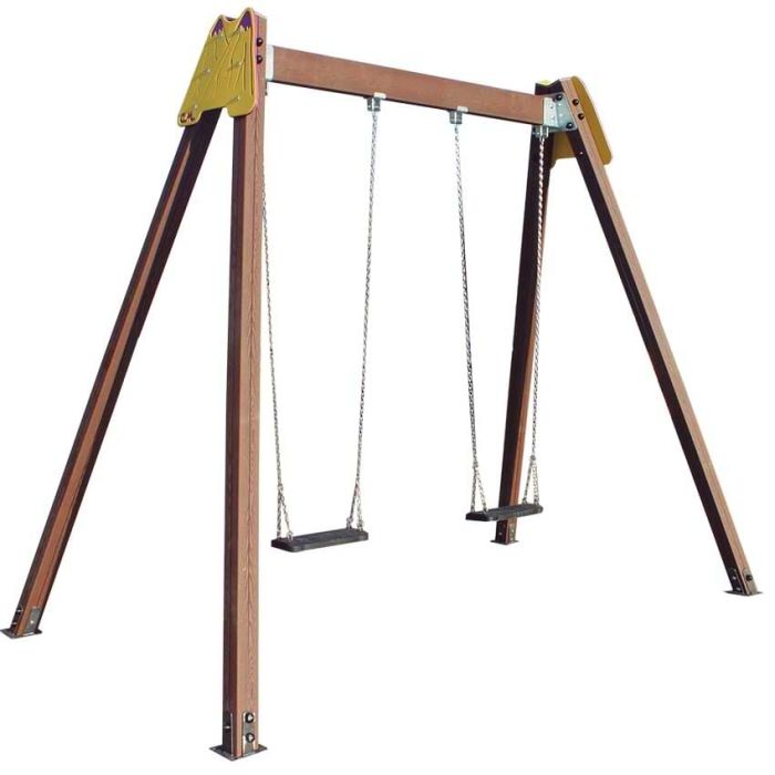 Portique de jeu avec balançoires Eco-composite