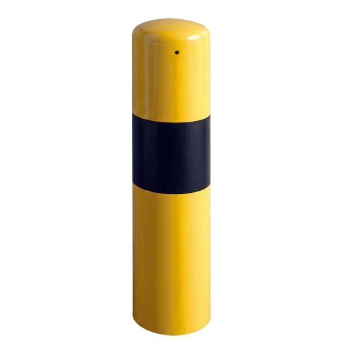 Poteau de protection industriel amovible D. 159 mm - Jaune/Noir