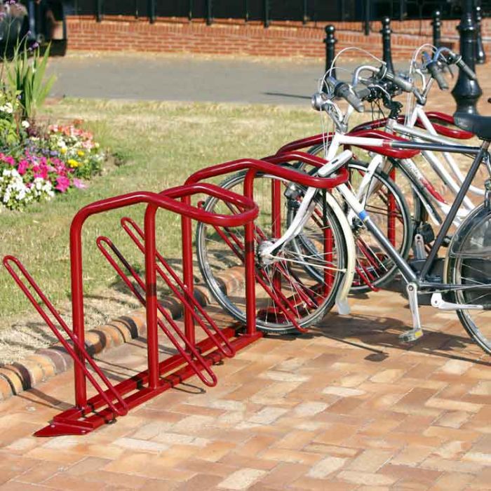 Range-vélos pour antivol en U 2 à 4 places