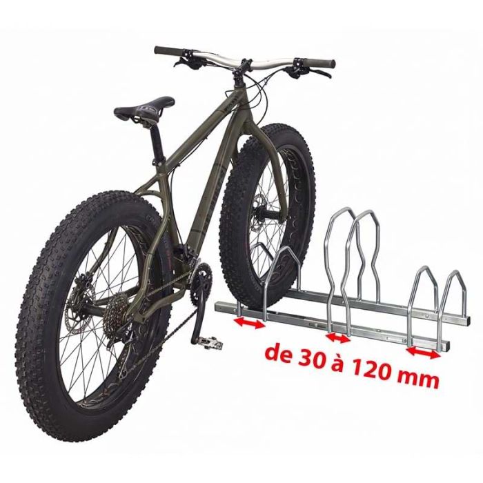 Râtelier vélos 3 places spécial FAT BIKE