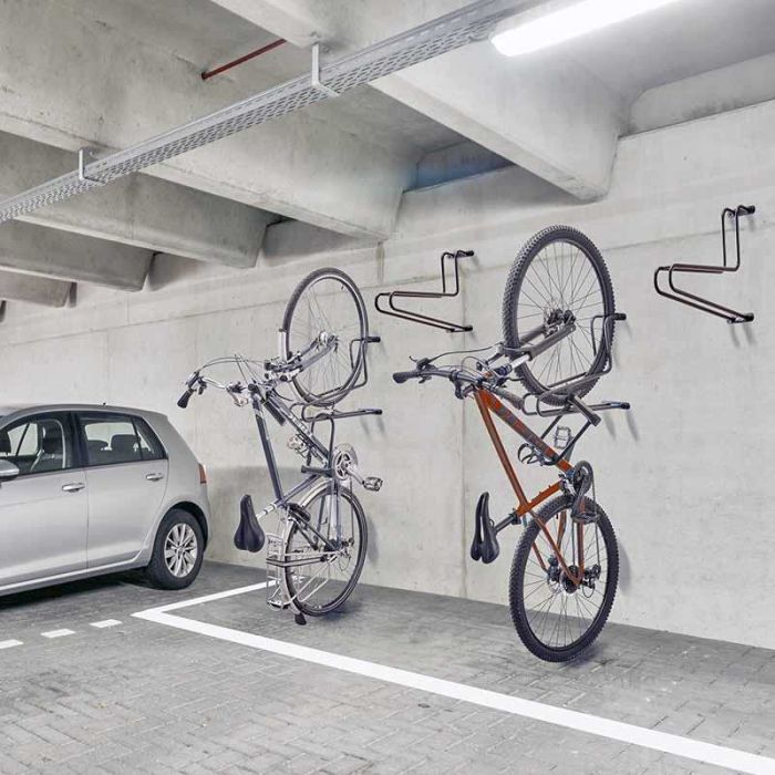 Support vélo mural vertical