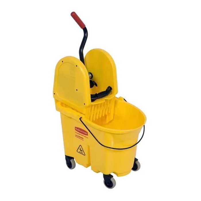 Seau à roulettes + presse Wavebrake Rubbermaid