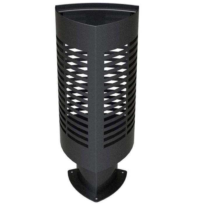 Corbeille acier Milan 50L