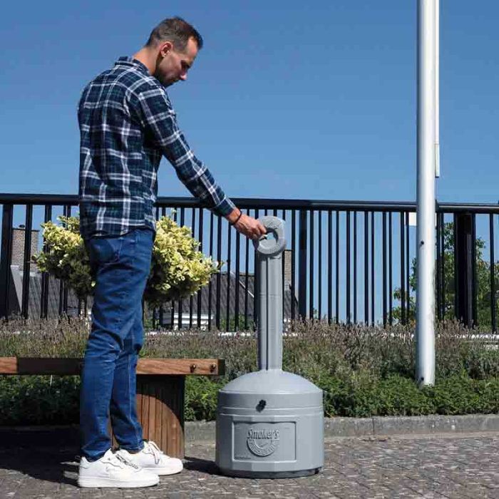 Cendrier anti-feu 15L