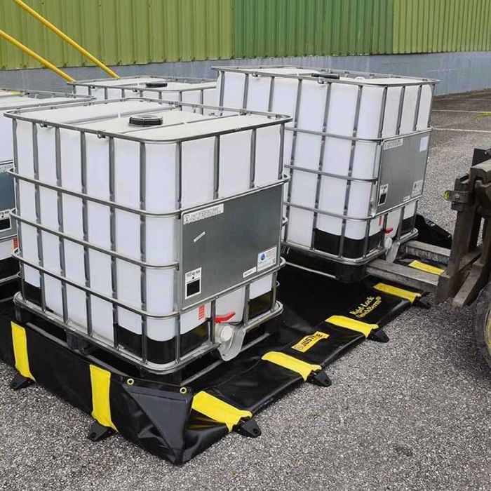 bac de rétention pliable PVC