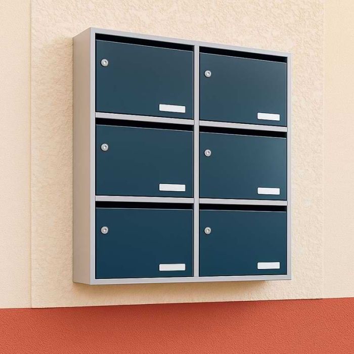 Boite aux lettres collective intérieure Monceau