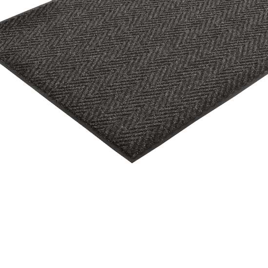 Tapis Chevron - 120 X 180 cm - Gris anthracite